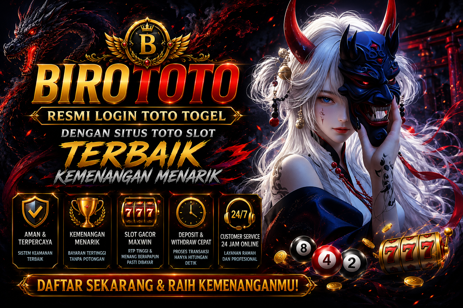BIROTOTO hadir sebagai portal login togel online dan toto slot terpercaya di Asia yang menyediakan berbagai pasaran togel terlengkap, bonus promo menarik, serta prediksi angka akurat untuk membantu pemain meraih peluang kemenangan besar setiap hari.
